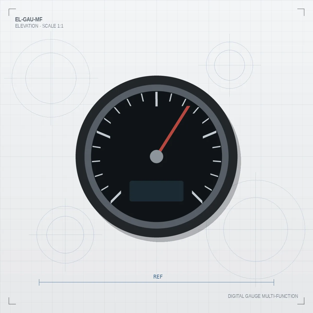 Digital Gauge Multi-Function