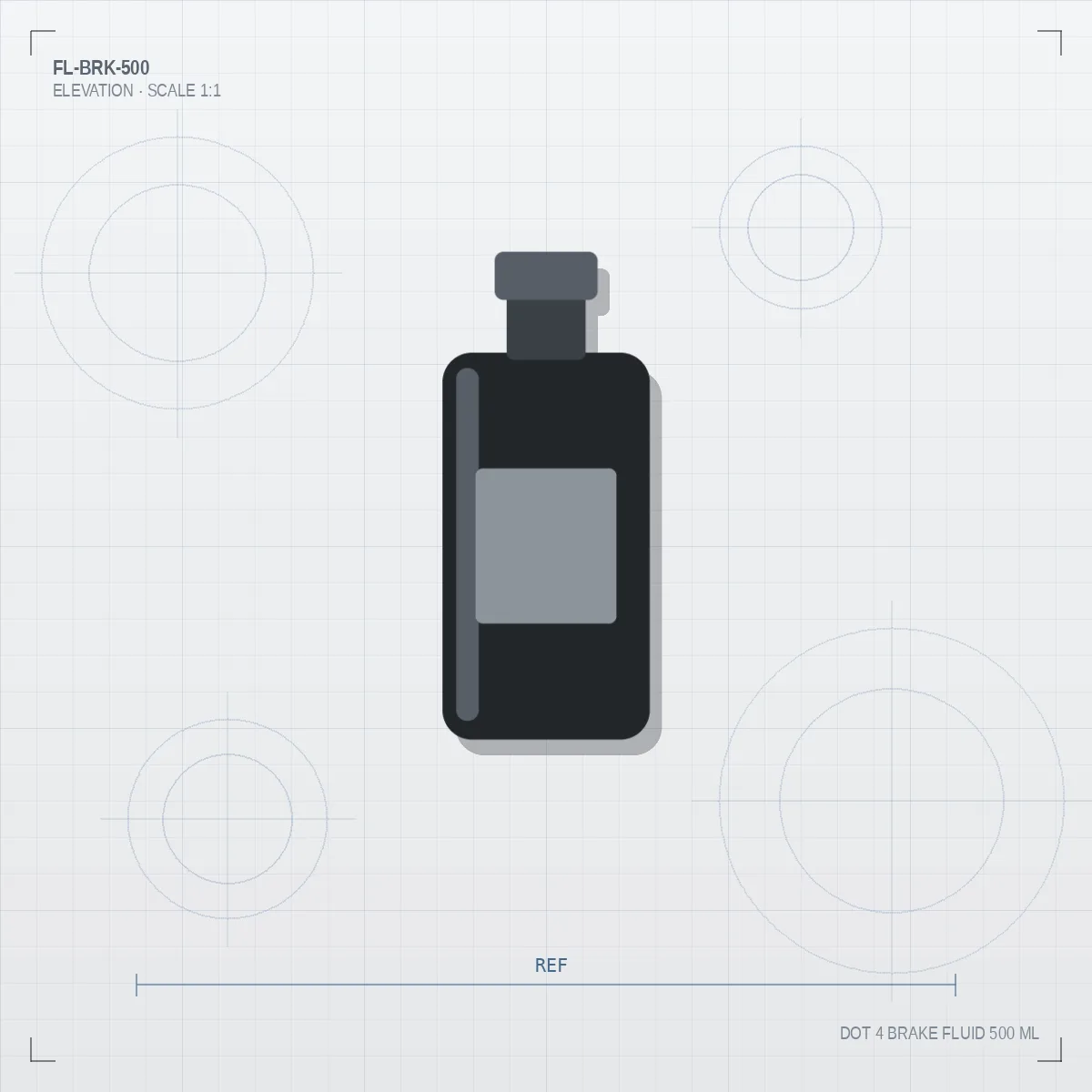 DOT 4 Brake Fluid 500 ml