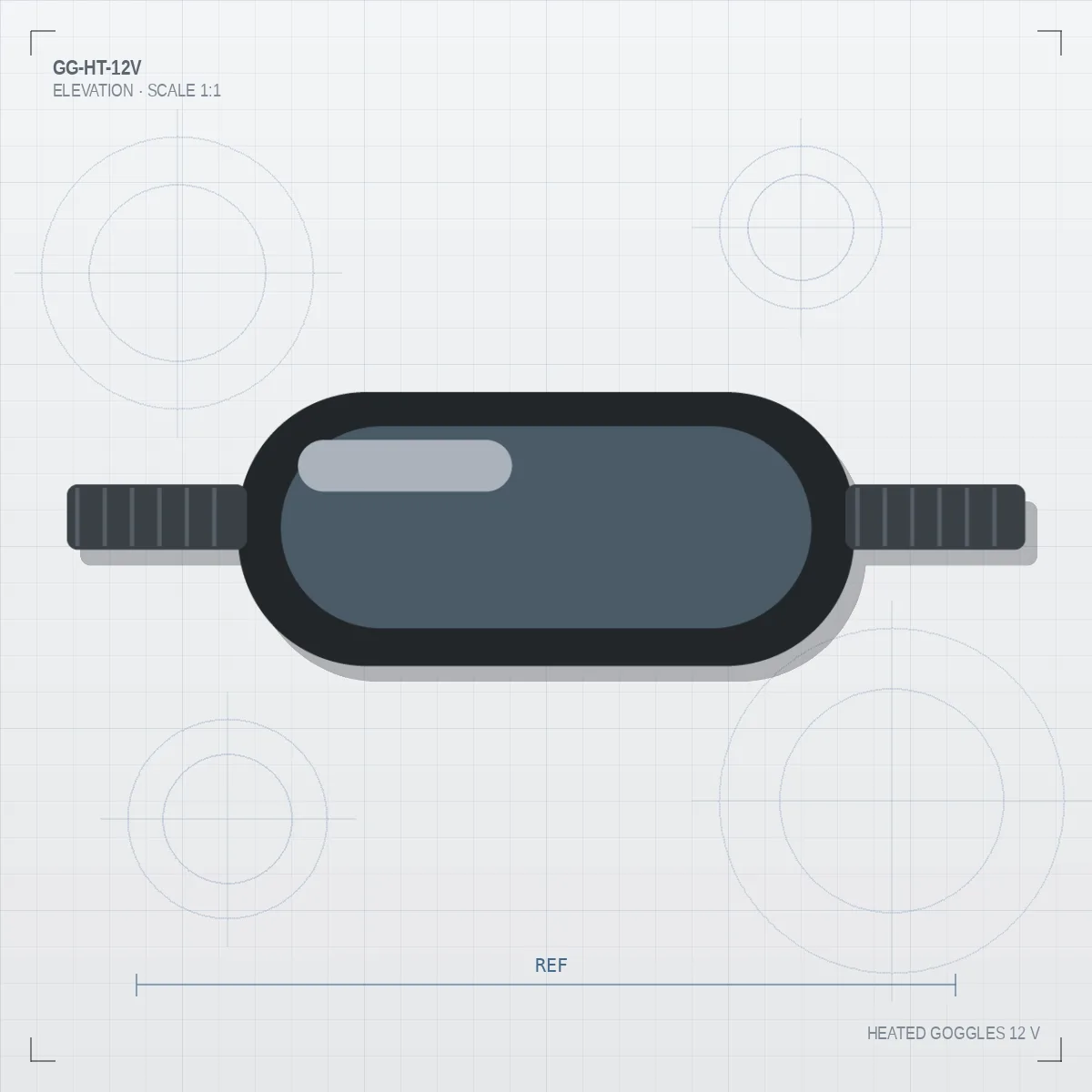 Heated Goggles 12 V