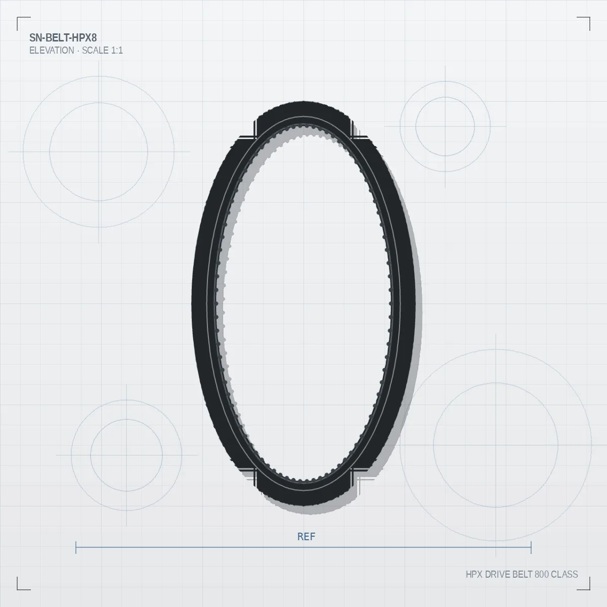HPX Drive Belt 800 Class