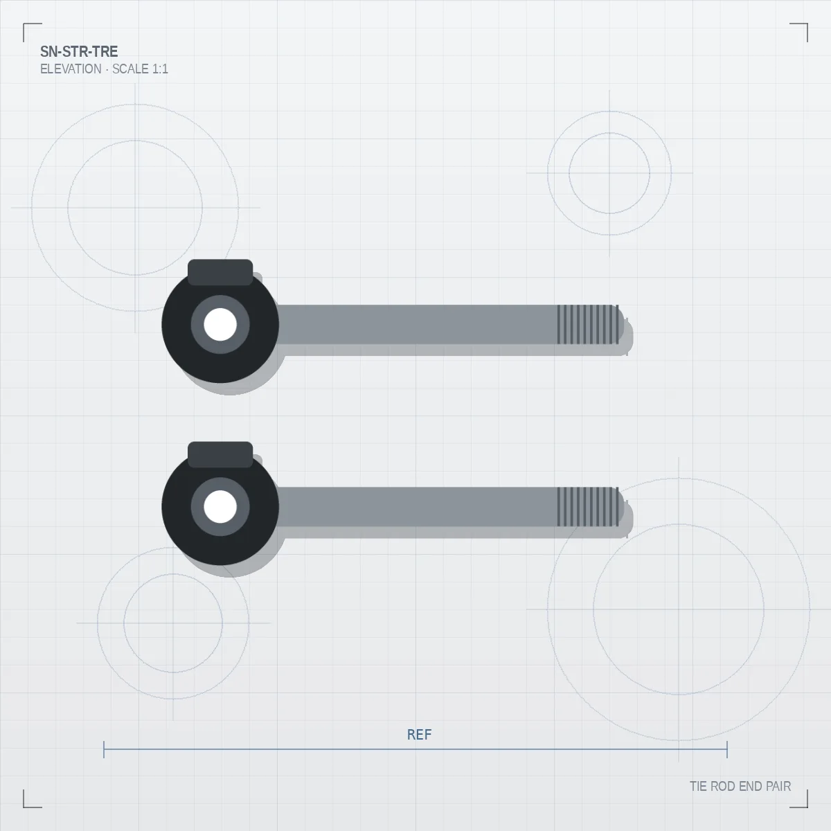 Tie Rod End Pair
