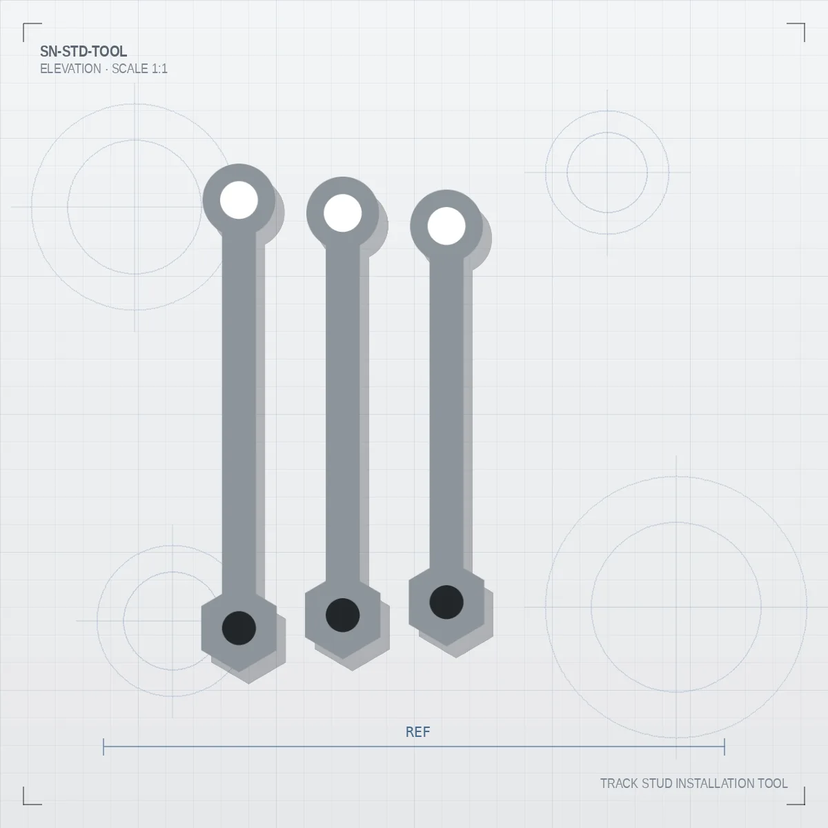 Track Stud Installation Tool