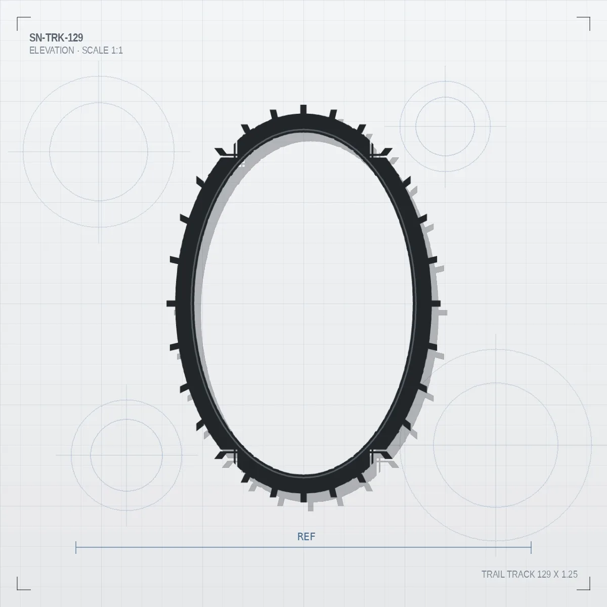 Trail Track 129 x 1.25
